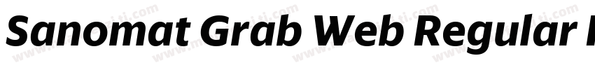 Sanomat Grab Web Regular Regular字体转换